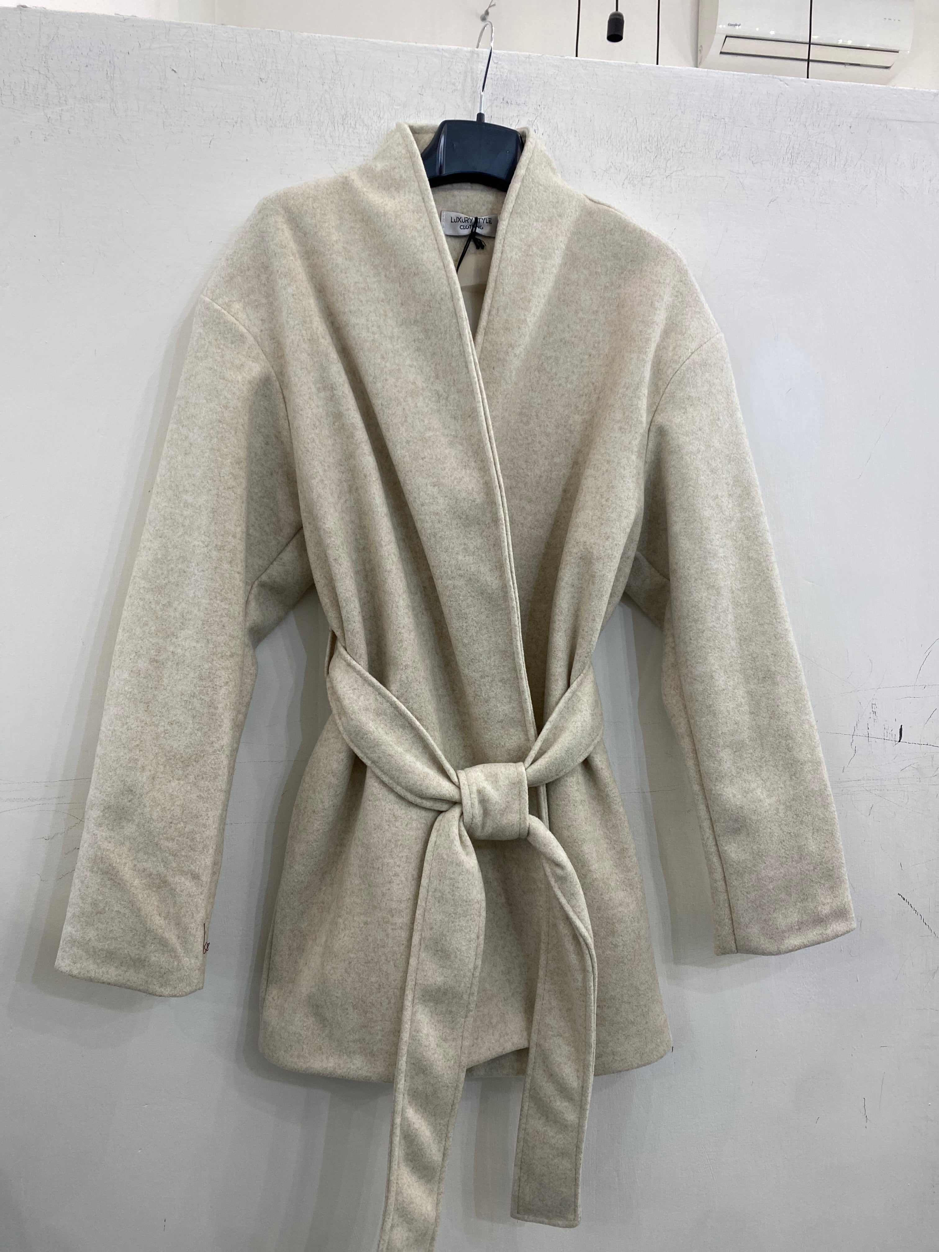 Cappottino con cintura 6758