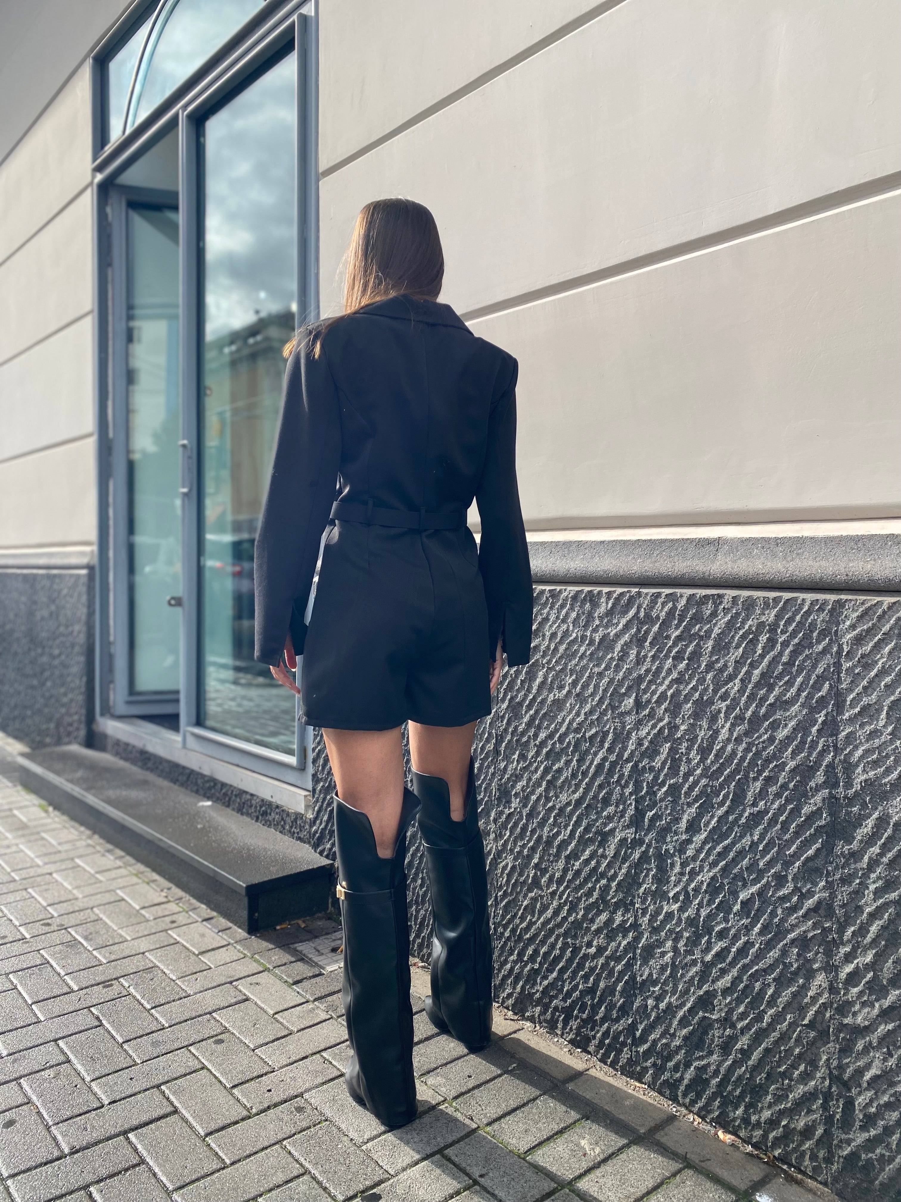 Tutina blazer con cintura 618