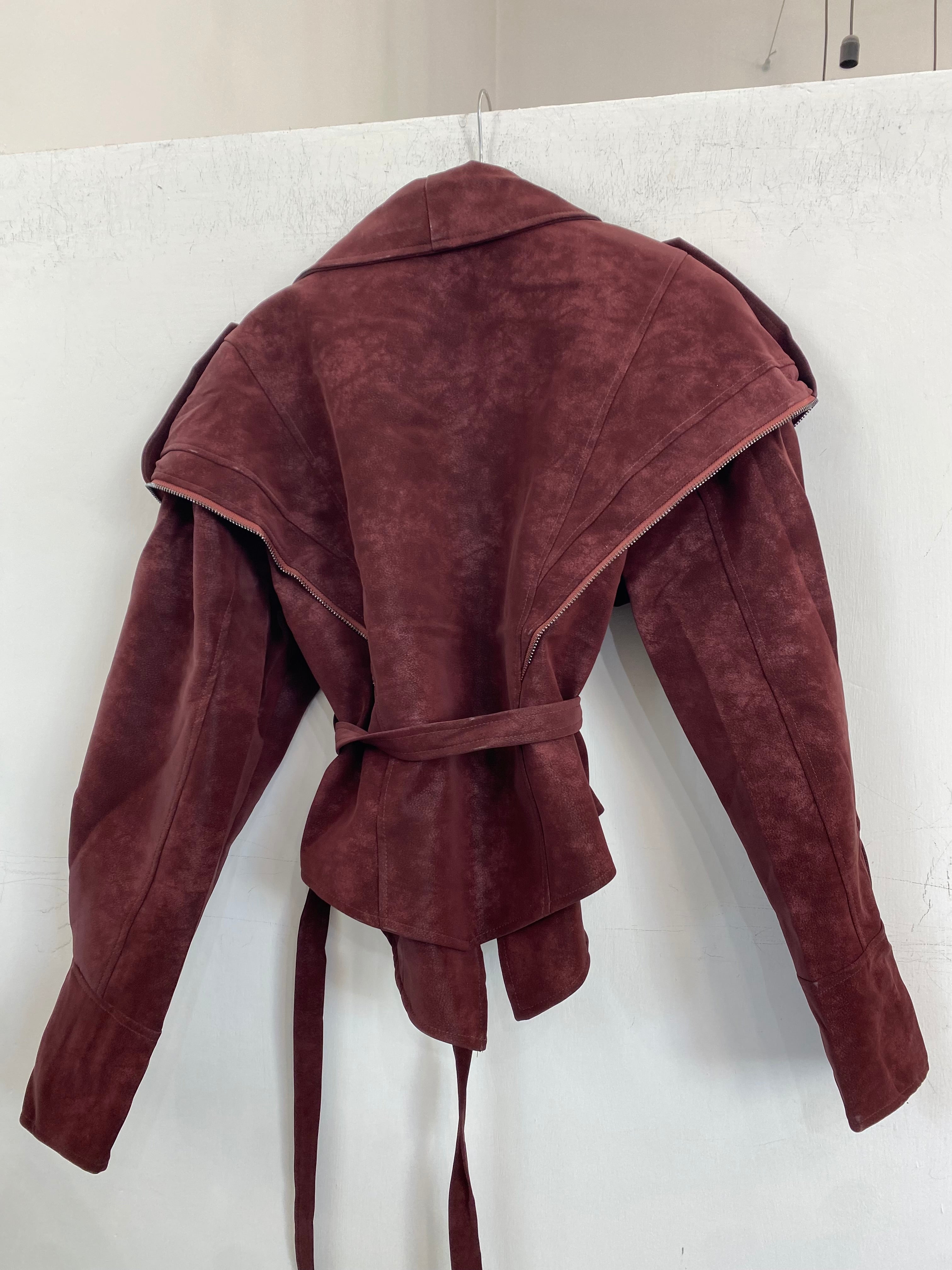 Jacket modello chiodo oversize 9206