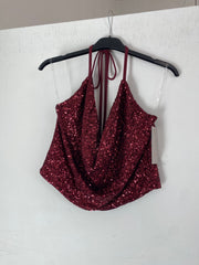 Top paillettes regolabile 14150