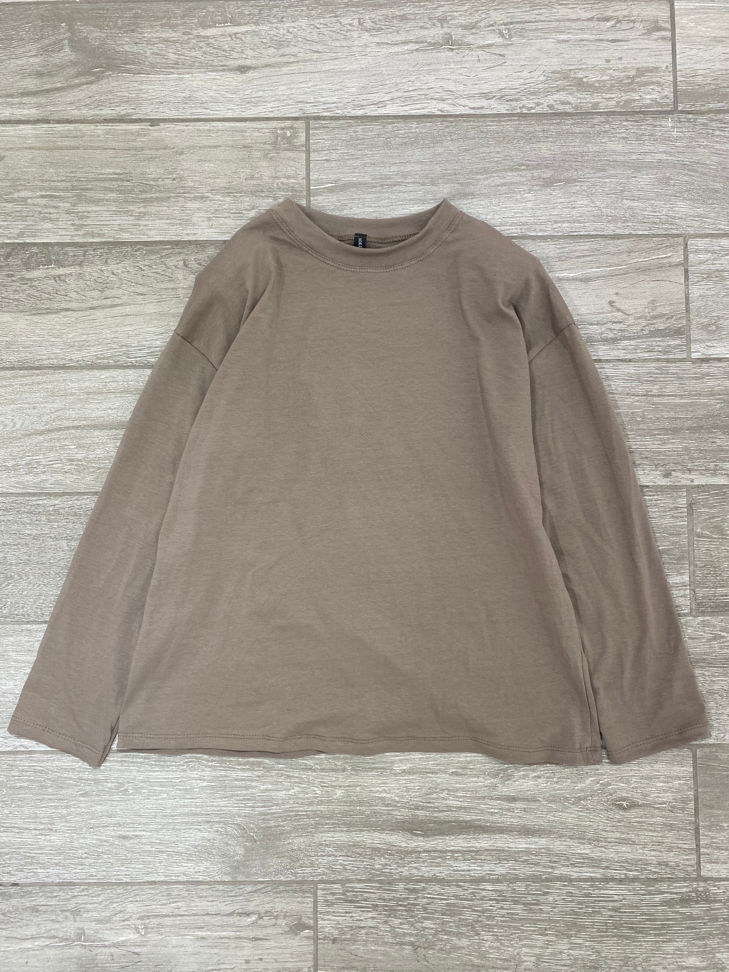 T-shirt manica lunga con spalline 5516