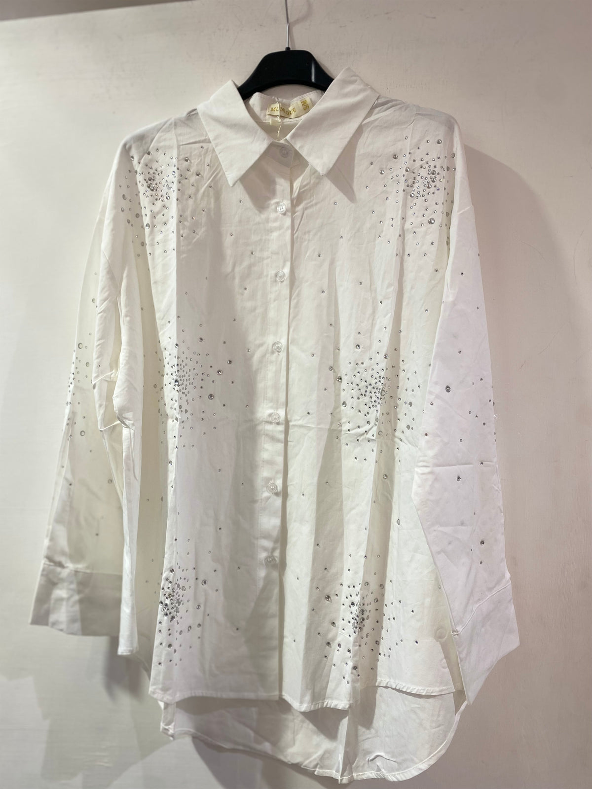 Camicia con brillantini