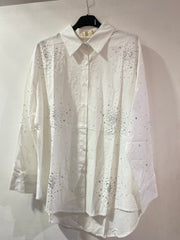 Camicia con brillantini